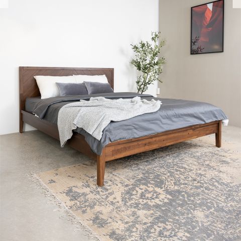  Giường Ngủ Gỗ Tràm MOHO HOBRO 301 